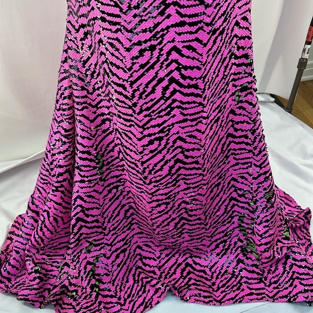 Alyce Paris Neon Sequins Mermaid Maxi Skirt, 2 - Picture 7 of 10